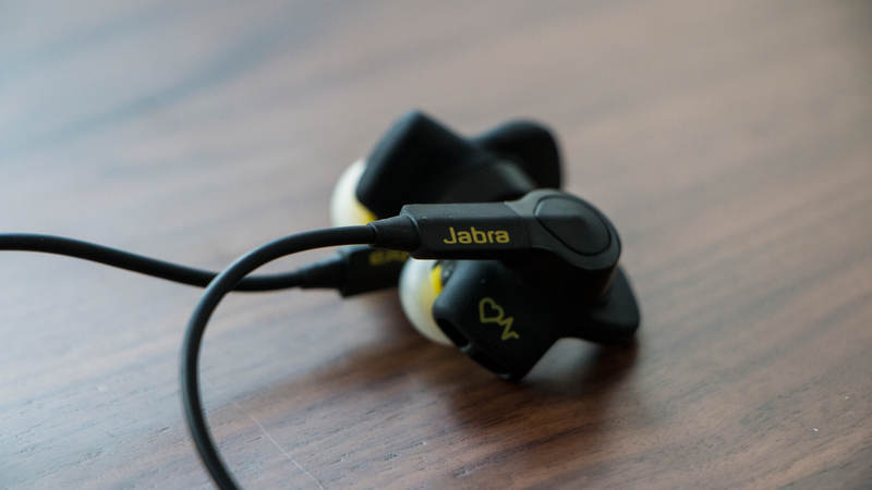 The Jabra Sport Pulse, which monitor your heart rate while you’re enjoying tunes.